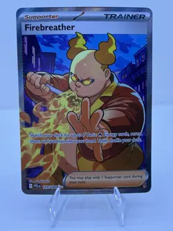 Fire Breather 119/94 Full Art Trainer Holo Me02: Phantasmal Flames Pokemon TCG - Image 1