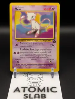 Pokemon TCG Mew 08/53 WoTC Vintage Black Star Promo non-holo (LP!) - Image 1