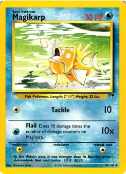 Pokemon TCG Magikarp Regular 52/110 Legendary Collection NM - Image 1