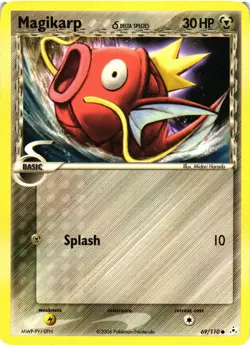 Pokemon TCG Magikarp (Delta Species) 69/110 Holon Phantoms Regular LP - Image 1