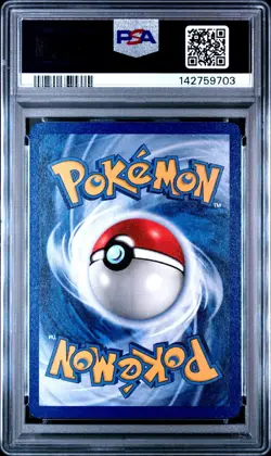 PSA 8 NM/MT 1999 POKEMON FOSSIL 60 GAMBLER 1ST EDITION ENGLISH - Image 2