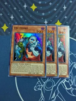 3x Uni-Zombie - SESL-EN042 - Super Rare (NM) - Yugioh Playset - Image 1