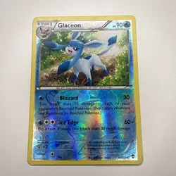 Pokemon Card Glaceon Furious Fists Reverse Holo Rare 19/111 - Image 1