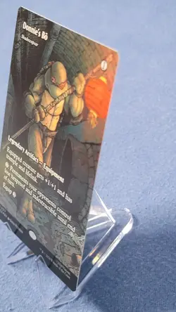 Donnie's Bo - Shadowspear - Foil - Borderless Teenage Mutant Ninja Turtles MTG - Image 4