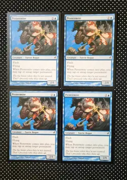 Magic: The Gathering - (4) Pestermite - 78/301 - Faerie Rogue - Image 1