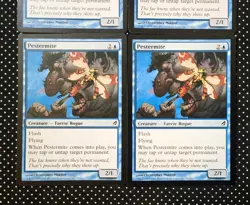 Magic: The Gathering - (4) Pestermite - 78/301 - Faerie Rogue - Image 3