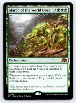 March of the World Ooze - Aetherdrift MTG - Image 1