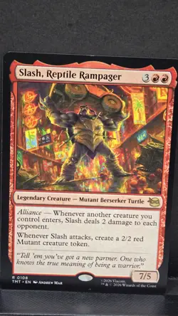 x1 Slash, Reptile Rampager TMT Ninja Turtles MTG 108 M/NM 1x - Image 1