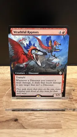 Wrathful Raptors (Extended Art) Commander: the Lost Caverns of Ixalan Regular - Image 1