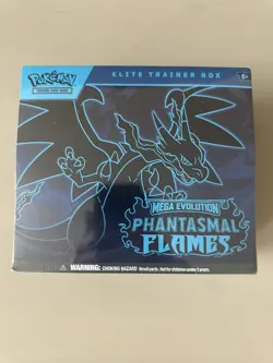 Pokemon TCG Phantasmal Flames Elite Trainer Box ETB Brand New DAMAGE SEALED - Image 1
