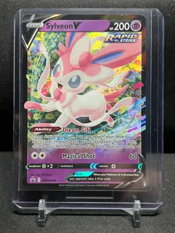 Sylveon V SWSH202 Holo Black Star Promo Pokemon 2022 Sword & Shield - NM - Image 1