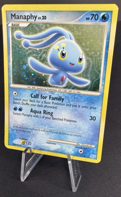 Manaphy LV.20 4/12 Holo DP Trainer Kit: Manaphy & Lucario - Pokemon TCG - LP - Image 3