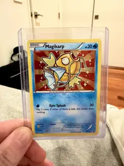 POKEMON 2016 SHINY MAGIKARP #XY143 XY BLACK STAR PROMO HOLO RARE - Image 1