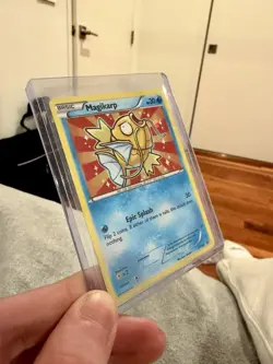 POKEMON 2016 SHINY MAGIKARP #XY143 XY BLACK STAR PROMO HOLO RARE - Image 3