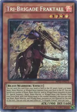 *** TRI-BRIGADE FRAKTALL *** SECRET RARE 1ST EDITION MP21-EN171 YUGIOH! - Image 1