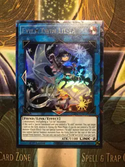 *** EVIL ☆ TWIN LIL-LA *** 1ST EDITION COLLECTOR'S RARE GEIM-EN016 YUGIOH! - Image 1