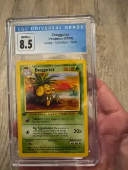 Jungle 1999 1st Edition Exeggutor Card 35/64 CGC 8.5 NM/Mint - Image 1