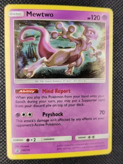 Mewtwo - SM214 - Holo, Black Star Promo - Pokemon Card - Light Play - Image 1