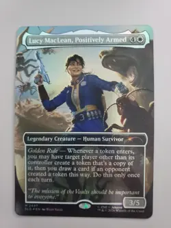 MTG Lucy MacLean, Positively Armed Secret Lair Drop Foil Mythic - Image 1