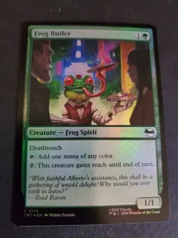 Frog Butler (Foil) 0114 - TMT Teenage Mutant Ninja Turtles TMNT - MTG - Image 1