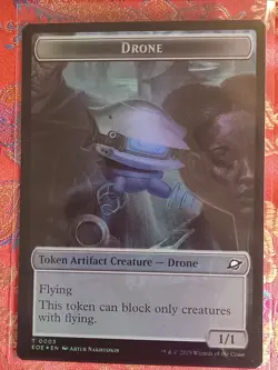 FOIL Double Token Drone Robot Edge of Eternities MAgic The Gathering MTG CCG - Image 1