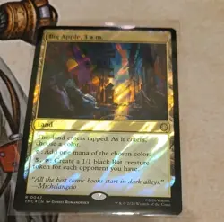 Big Apple, 3 a.m. (Surge FOIL) Commander: Teenage Mutant Ninja Turtles MTG MINT - Image 1