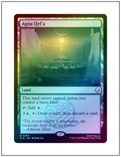 1x Agna Qel'a, Foil, Avatar The Last Airbender, MTG NM - Image 1