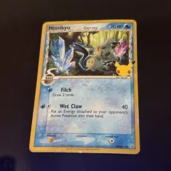 Mimikyu SWSH136 Delta Species Celebrations Promo Black Star Pokemon - Image 1