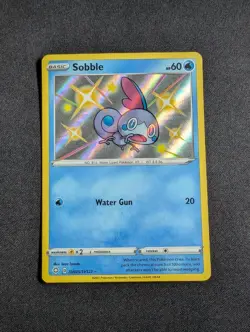 Pokemon Sobble SV025/SV122 Shiny Rare SWSH Shining Fates NM - A - Image 1