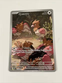 Spearow 151/132 Me01: Mega Evolution Holo Illustration Full Art Pokemon Card - Image 1
