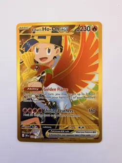 Pokemon Ethan's Ho-Oh Ex Hyper Rare Holo 239/182 Sv10 Destined Rivals Near Mint - Image 1
