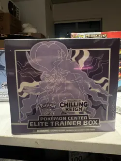 Pokemon Center Exclusive Chilling Reign ETB –Shadow Rider Calyrex BRAND NEW SEAL - Image 1
