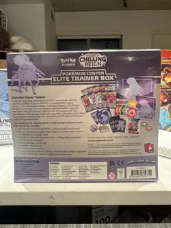 Pokemon Center Exclusive Chilling Reign ETB –Shadow Rider Calyrex BRAND NEW SEAL - Image 2