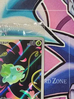 POKEMON Bulbasaur 133/132 Mega Evolution Box Topper Stamped Promo Sealed - Image 3