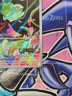 POKEMON Bulbasaur 133/132 Mega Evolution Box Topper Stamped Promo Sealed - Image 4
