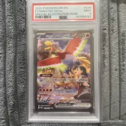 Pokemon TCG Ethan's Ho-Oh EX Sir 230/182 en PSA 9 Mint - Image 1