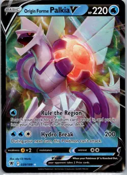Pokemon TCG Origin Forme Palkia V 39/189 Astral Radiance NM - Image 1