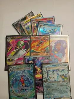 Pokemon 10 Pokemon TCG EX, FULL ART, AND SILVERS - Image 1