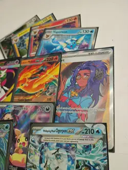 Pokemon 10 Pokemon TCG EX, FULL ART, AND SILVERS - Image 2