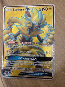 Pokemon TCG Zeraora GX Lost Thunder Holo Full Art Ultra Rare - Image 1