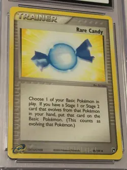 CGC MINT 10 Rare Candy EX Sandstorm 88/100 Non Holo Vintage 2003 English Card - Image 2