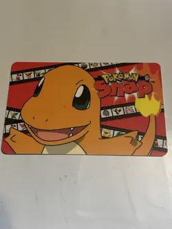 3¼" 1999 Pokemon Snap Blockbuster Video Warner Bros Video Chip Card Charmander - Image 1