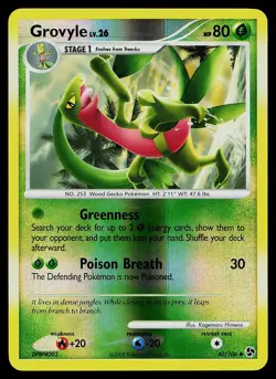 Pokemon Card - Grovyle Great Encounters 40/106 Uncommon Reverse Holo - Image 1