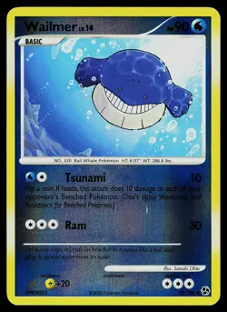 Pokemon Card - Wailmer Great Encounters 58/106 Uncommon Reverse Holo - Image 1
