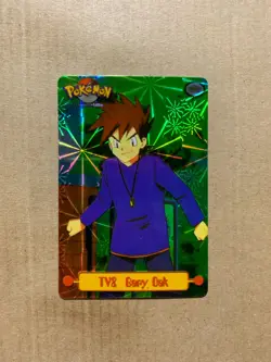 Gary Oak - Vending Machine Prism Card - Holo Pokemon Sticker - NM - Image 1