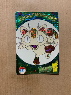 Meowth 337 - Vending Machine Prism Card - Holo Pokemon Sticker - NM - Image 1