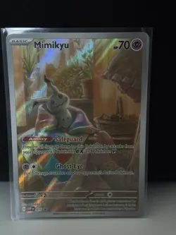 Pokemon TCG Mimikyu Scarlet & Violet Paldea Evolved SVP075 Promo Card - Image 1
