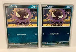 Gastly 054/94 Reverse Holo & Base Cards - Phantasmal Flames Set - Pack Fresh - Image 1