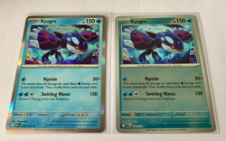 Kyogre 034/132 Holo & Reverse Holo Cards - Mega Evolution Set - Packet Fresh - Image 1