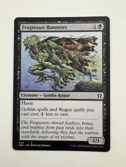 Frogtosser Banneret MTG Magic the Gathering Card NM Near Mint ZNC - Image 1